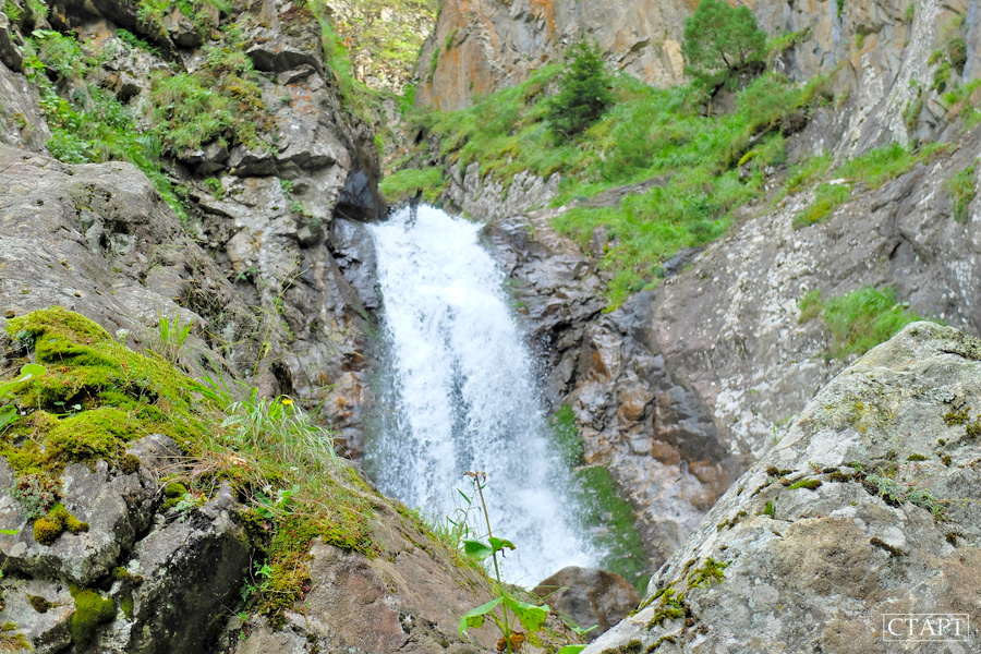 Водопад Шумка в Домбае маршрут как добраться