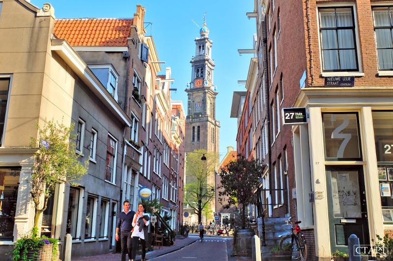 Район Йордан и церковь Вестеркерк в Амстердаме