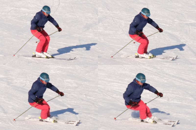 Как научиться кататься на лыжах: перекантовка